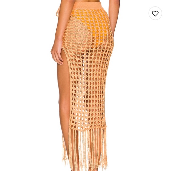 BRAND NEW Lovers and Friends Stellar Skirt in Tangerine. SIZE XS - Picture 2 of 6